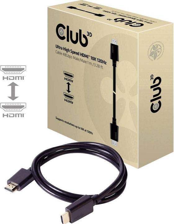 Immagine prodotto Club 3D HDMI (Typ A) — HDMI (Typ A) (1 m, HDMI)