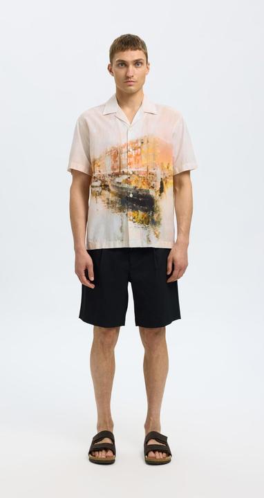 Actual product image Selected Homme Print Kurzarmhemd (L)