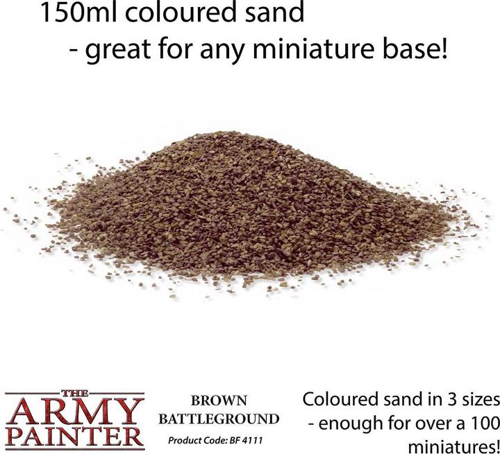 Actual product image Army Painter ARM04111 - Brown Battleground/Brown Underground