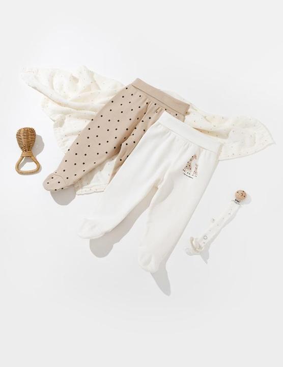 BabyCosy Strickhose mit Fuss, 2 Pack