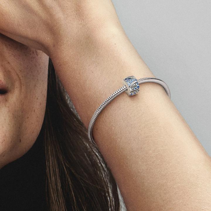 Produktbild Pandora Geschwungene Feder & Pavé Clip (Sterling Silber 925)