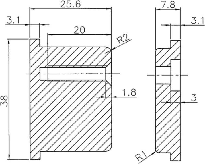 Produktbild Schlegel Blindzylinder-Set Türdicken 35-110 mm Aluminium Druckguss kürzbar (Blindzylinder)