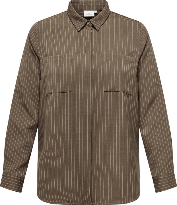 Actual product image Only Loose fit Mandarin collar Cuffs with button Shirt Shirt (42)