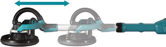 Immagine prodotto Makita Levigatrici a stelo 225 m 18V AWS (Levigatrice a collo lungo)