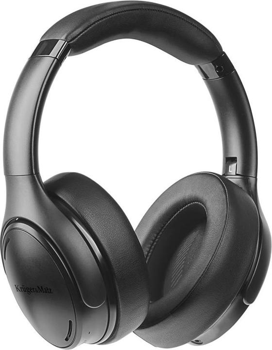 Actual product image Krüger&Matz Kruger&Matz F3A Wireless Over-Ear Headphones with ANC (ANC, 140 h, Cable)