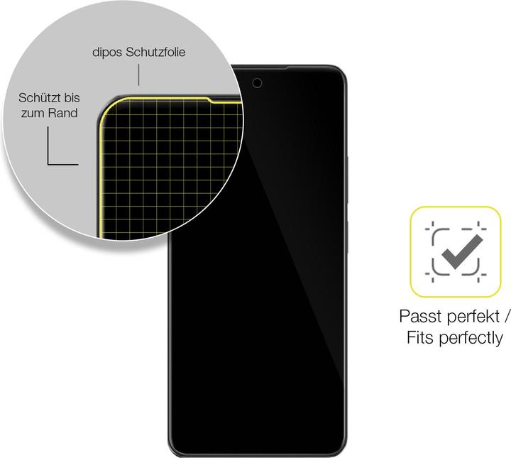 Produktbild Dipos 3D Full Cover Schutzfolie (1 Stück, Oppo A79)