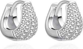 Image du produit Agato - Fashion silver earrings with zircons AGT-E157KW