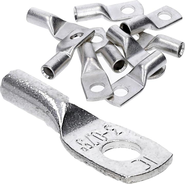 Kalitec 10 pieces HR05-3 Commercially available tubular cable lugs 0.5-0.75mm² M3 I without visible hole I