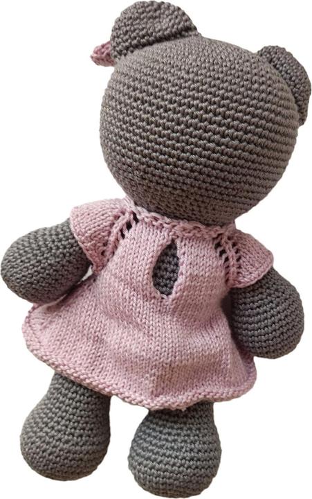 Image du produit Natura Punto Ours au crochet, doudou (27 cm)