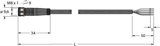 Produktbild Turck Aktuator- u. Sensorleitung (35 m)