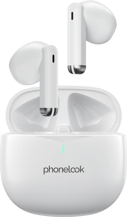 PhoneLook Pods 2 Ecouteurs Bluetooth 5.3 sans fil TWS In-Ear ENC + boîte de chargement (ANC, 20 h, Sans fil)