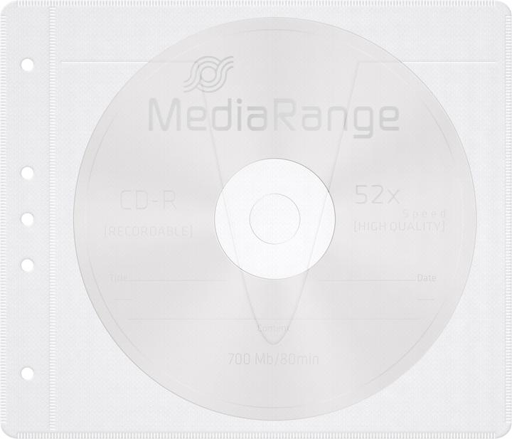 Produktbild MediaRange Vliestaschen für 2 Discs, für Ordner und Mappen