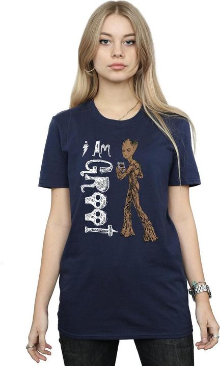 Image du produit - T-shirt AVENGERS INFINITY WAR AM TEENAGE GROOT - Femme (3XL)