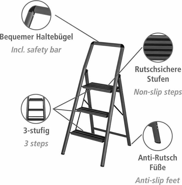 Produktbild Wenko Klapptritt (Trittleiter, 106.60 cm)