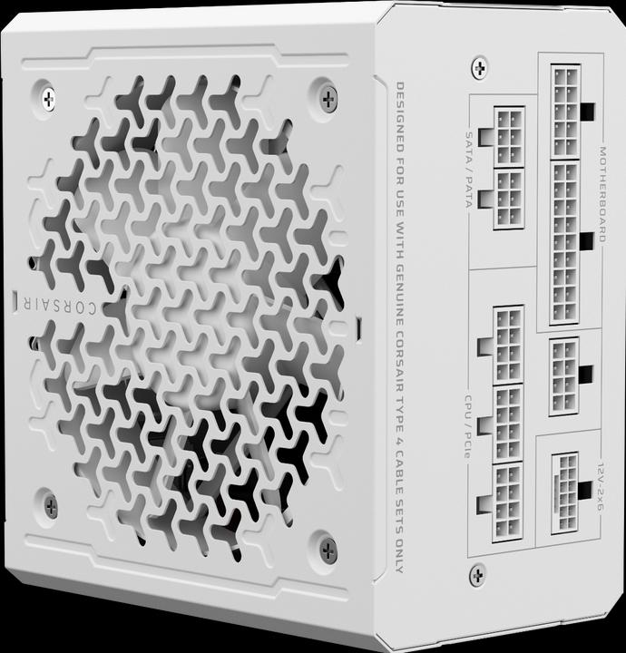 Actual product image Corsair PSU RMe White 1000W 80+Gold FM ATX3.1 2025 (1000 W)