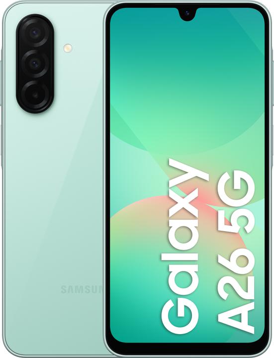 Actual product image Samsung Galaxy A26 (128 GB, Mint colour, 6.70", 50 Mpx, 5G)