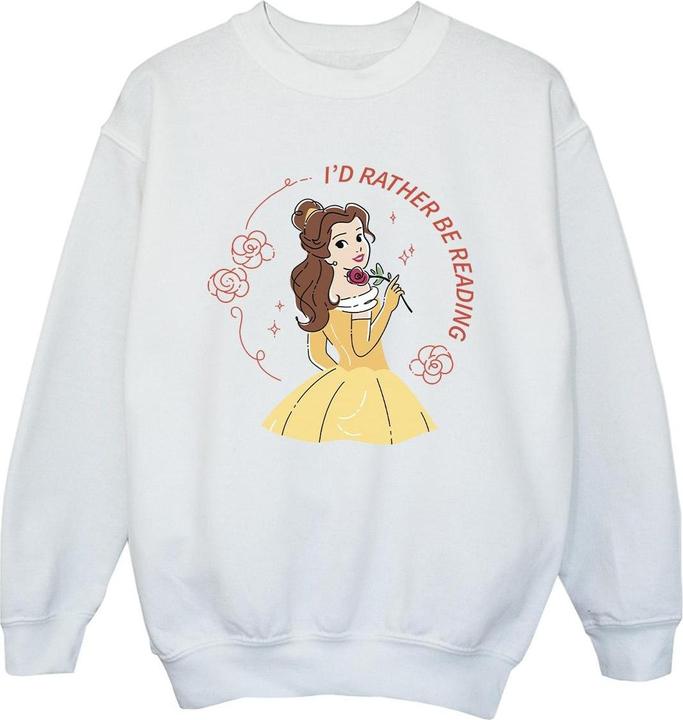 Immagine prodotto Disney Beauty And The Beast I'd Rather Be Reading Felpa Ragazzi (116)