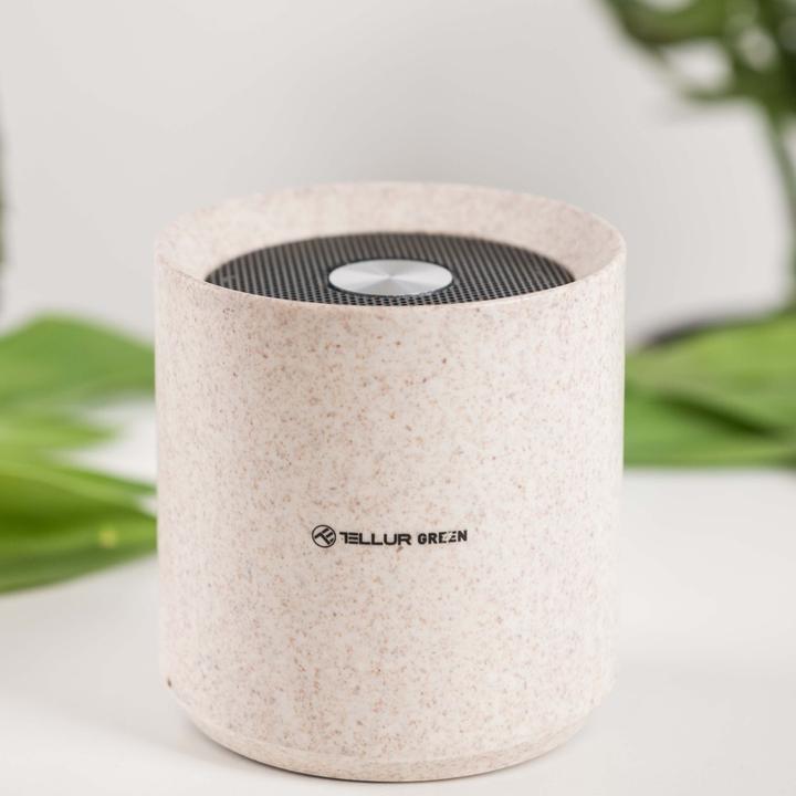 Actual product image Tellur Green Bluetooth speaker 3W cream (2 h, Rechargeable battery operated)