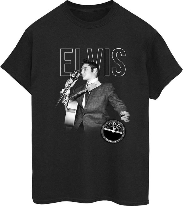Immagine prodotto Elvis Logo Portrait Maglietta Ampia Donna (XL)