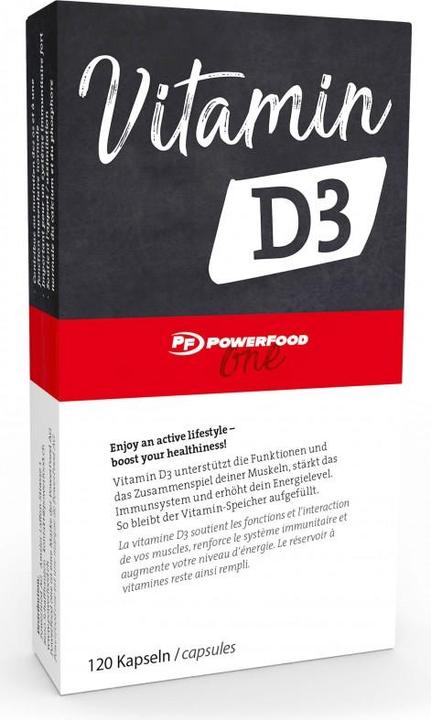Image du produit PowerFood One Vitamine D3 (120 pièce(s), Cachets, 522 g)