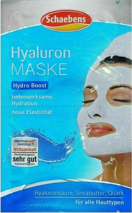 Image du produit Schaebens Masque hyaluronique, 2x5ml