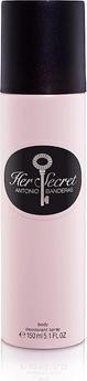 Immagine prodotto Antonio Banderas Il suo deodorante spray segreto 150 ml (Getto vaporizzato, 150 ml)