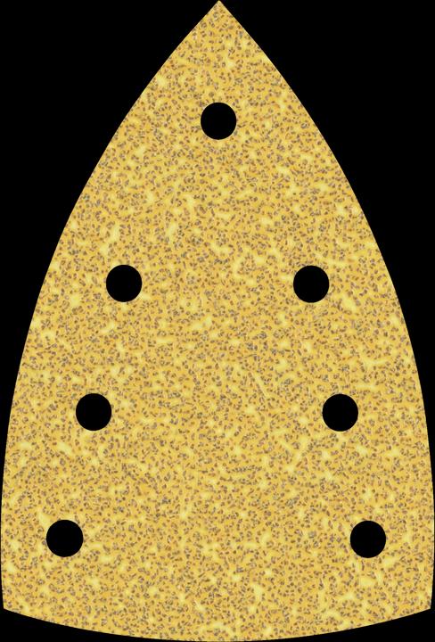 Actual product image Bosch Professional Zubehör Accessories 2608901642 Sanding paper for multi-sander grit 80 (L x (G80)