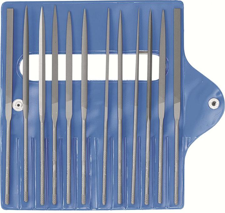 Vallorbe Set of needle files 12 parts (Stroke 0, 160 mm)