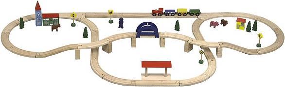 Immagine prodotto Sombo set ferroviario 70 pz. con molti accessori