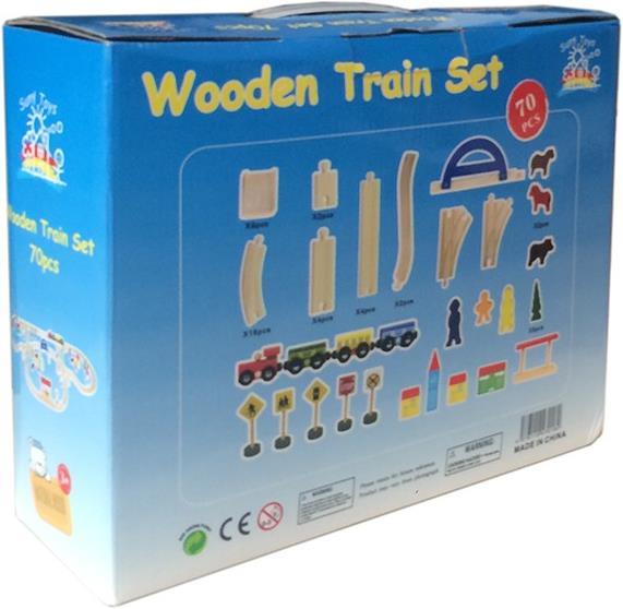 Immagine prodotto Sombo set ferroviario 70 pz. con molti accessori
