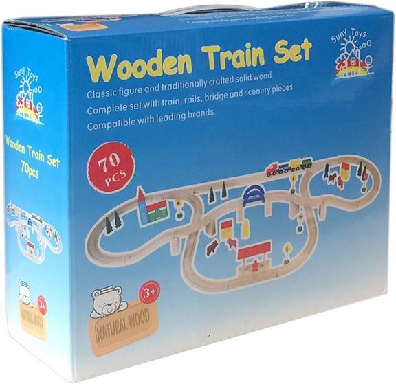 Immagine prodotto Sombo set ferroviario 70 pz. con molti accessori