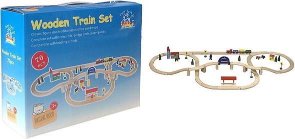 Immagine prodotto Sombo set ferroviario 70 pz. con molti accessori