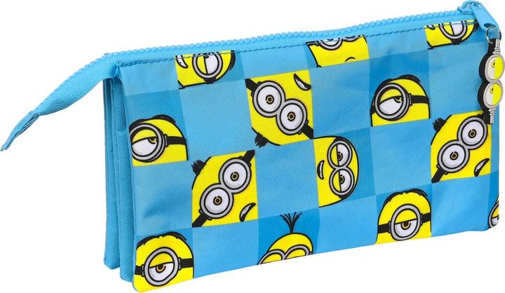 Image du produit Minions Triple étui multi-usages Minionstatic Bleu (22 x 12 x 3 cm)