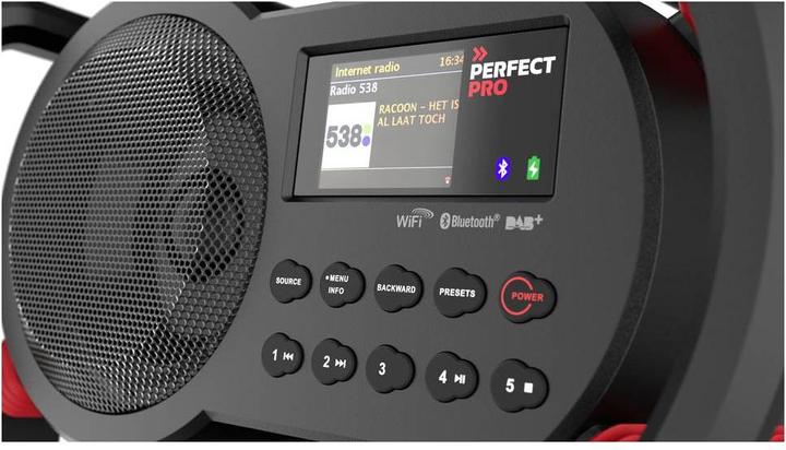 Image du produit PerfectPro PE-NBX2 (Webradio, DAB+ DAB, FM, Bluetooth, WiFi)