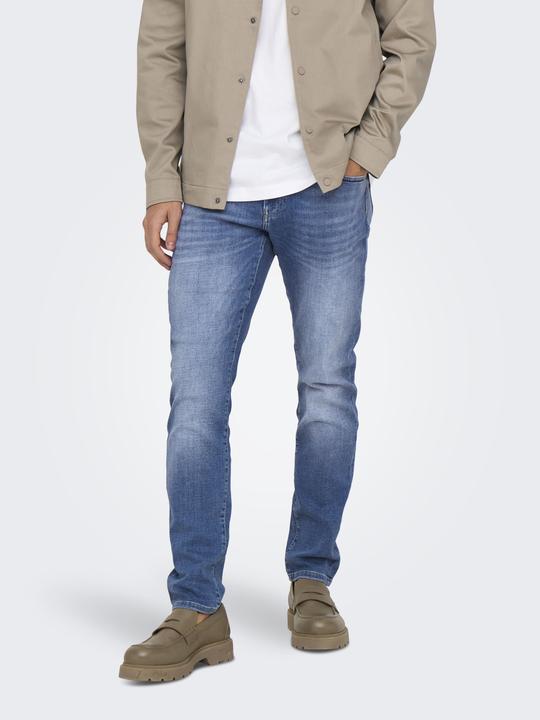 Produktbild Only & Sons Slim Fit Niedrige Taille Jeans Slim Fit Jeans (W29/L30)