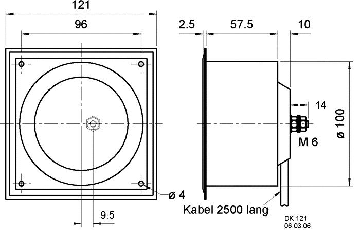 Immagine prodotto Visaton Altoparlante a tromba incorporato, 8 ohm