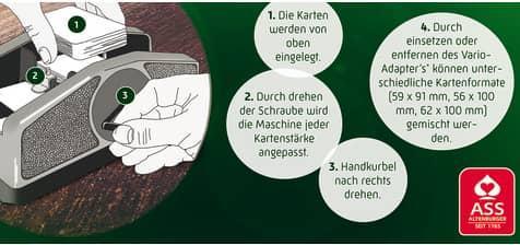 Produktbild ASS Altenburg Karten Mischmaschine Vario