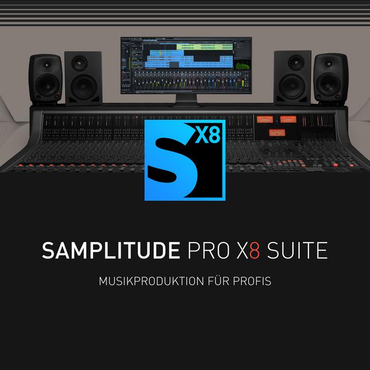 Magix SAMPLITUDE Pro X8 Suite Download Code (1 User, 1 Devices/Users, unlimited)