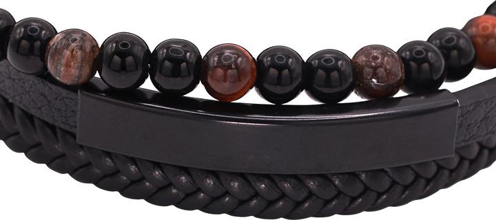 Actual product image Heideman Joost black colours (19 cm, 100% leather)