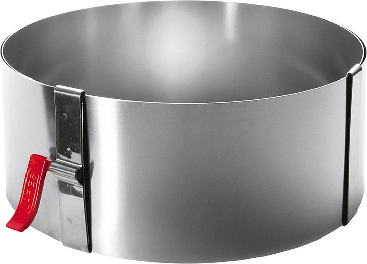 Produktbild Lares Tortenring mit Klemmhebel 7cm Edelstahl (17 cm)