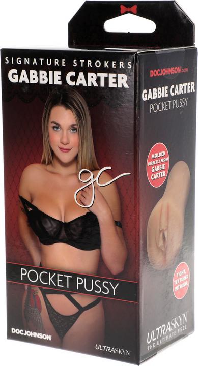 Actual product image Doc Johnson Gabbie Carter - ULTRASKYN Pocket Pussy