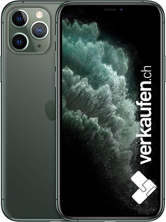 Produktbild verkaufen.ch iPhone 11 Pro (64 GB, Midnight Green, 5.80", 12 Mpx, SIM + eSIM, A / Wie neu)