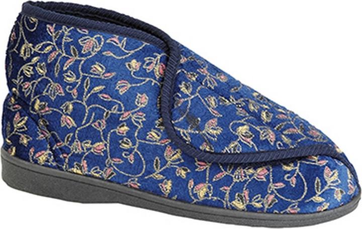 Zedzzz Geraldine Hausschuhe mit Klettverschluss Blumenmuster