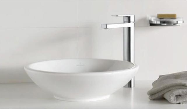 Actual product image Villeroy & Boch V&B Countertop washbasin LOOP & FRIENDS with ÜL d= 380mm white (200 mm, 380 mm)