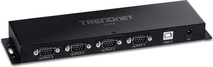 Produktbild Trendnet 4 Port USB to Serial RS232 Adapter - Adapter
