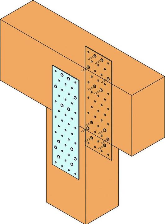 Actual product image Simpson Sst Perforated plates (Perforated plate, 50 pcs.)