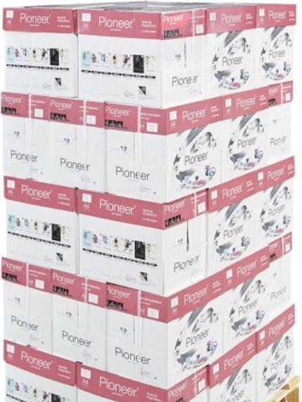 Produktbild Pioneer Kopipapir 90g A4 500ark/pak - (500 ark pr. pakke) (90 g/m², 500 x, A4)
