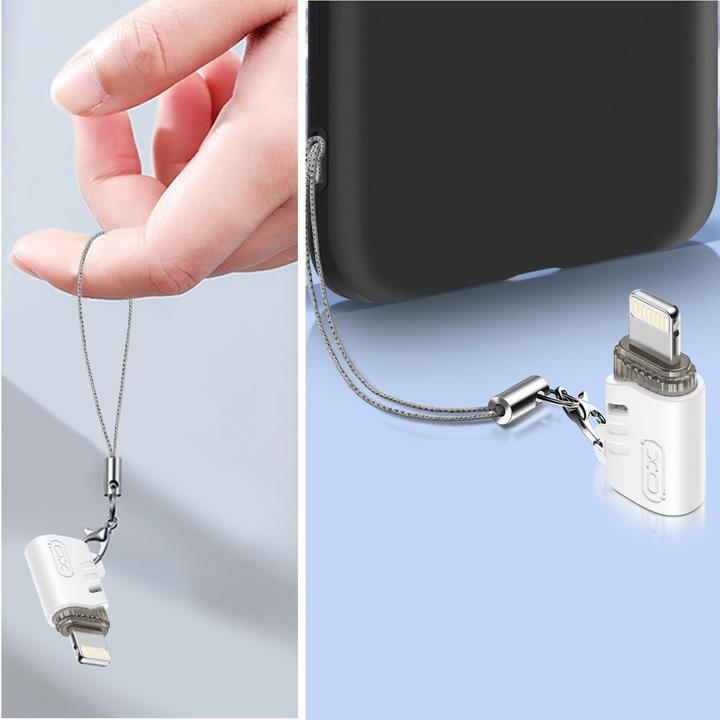 Actual product image xO adapter NB256E USB-C - Lightning white (USB Type C, Lightning)