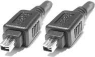 Actual product image Exsys FireWire 1394 Cable 4 to 4 Pin, 3.0 m