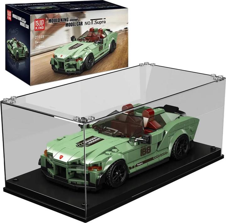 Actual product image Mould King 27046 Mini Luxury Car No. T. Supra (348 parts)